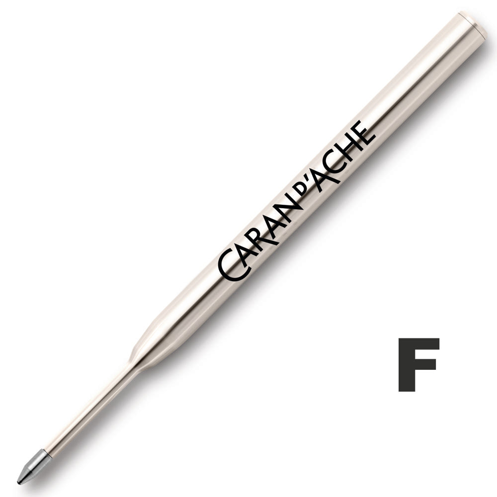 Carga Para Caneta Esferográfica Caran d'Ache Goliath Pena F Preto Unidade